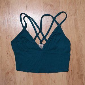 Blue Crop Top